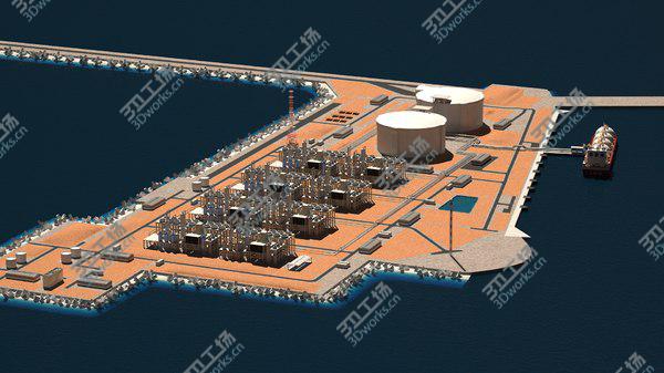 images/goods_img/20210312/3D LNG Terminal Island and Ship/5.jpg